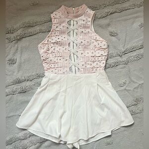 White and Cream Romper.🤍